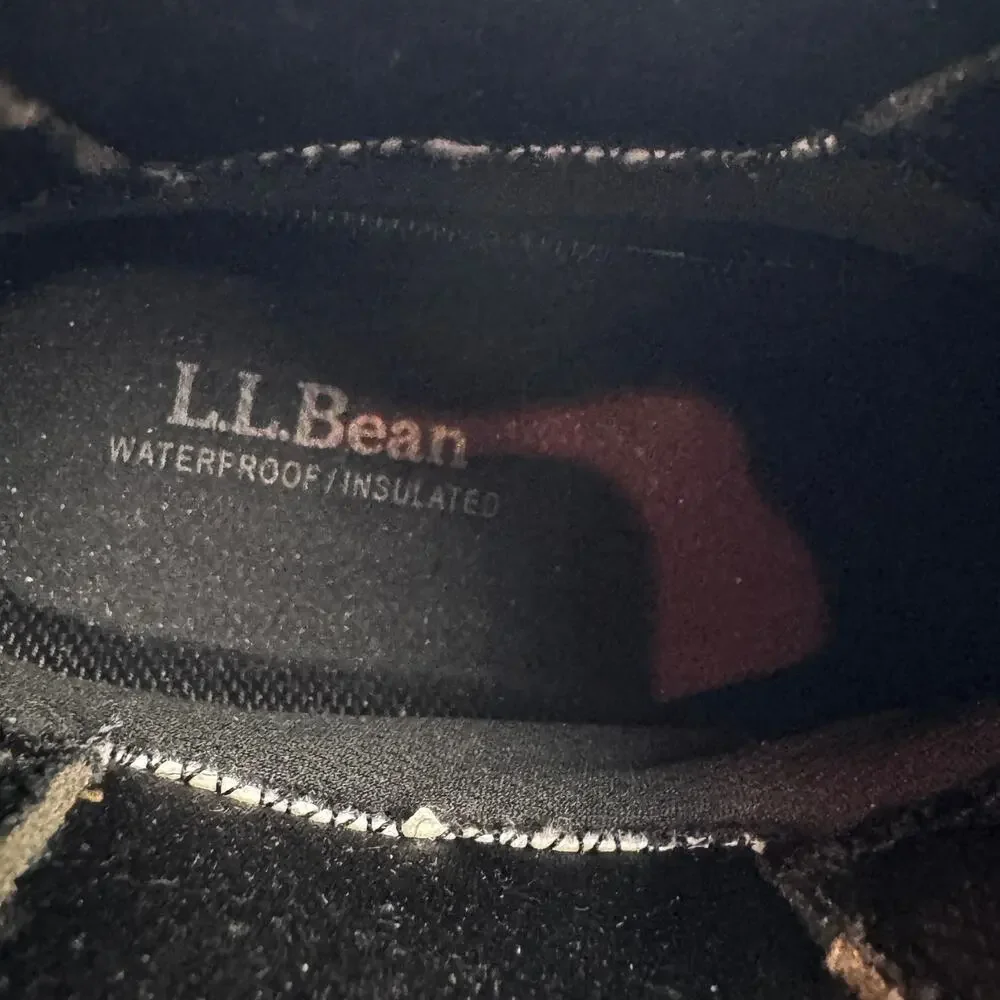 LL Bean Newington Brown Waterproof  Primaloft Outdoor Snow Boots Men's 8.5